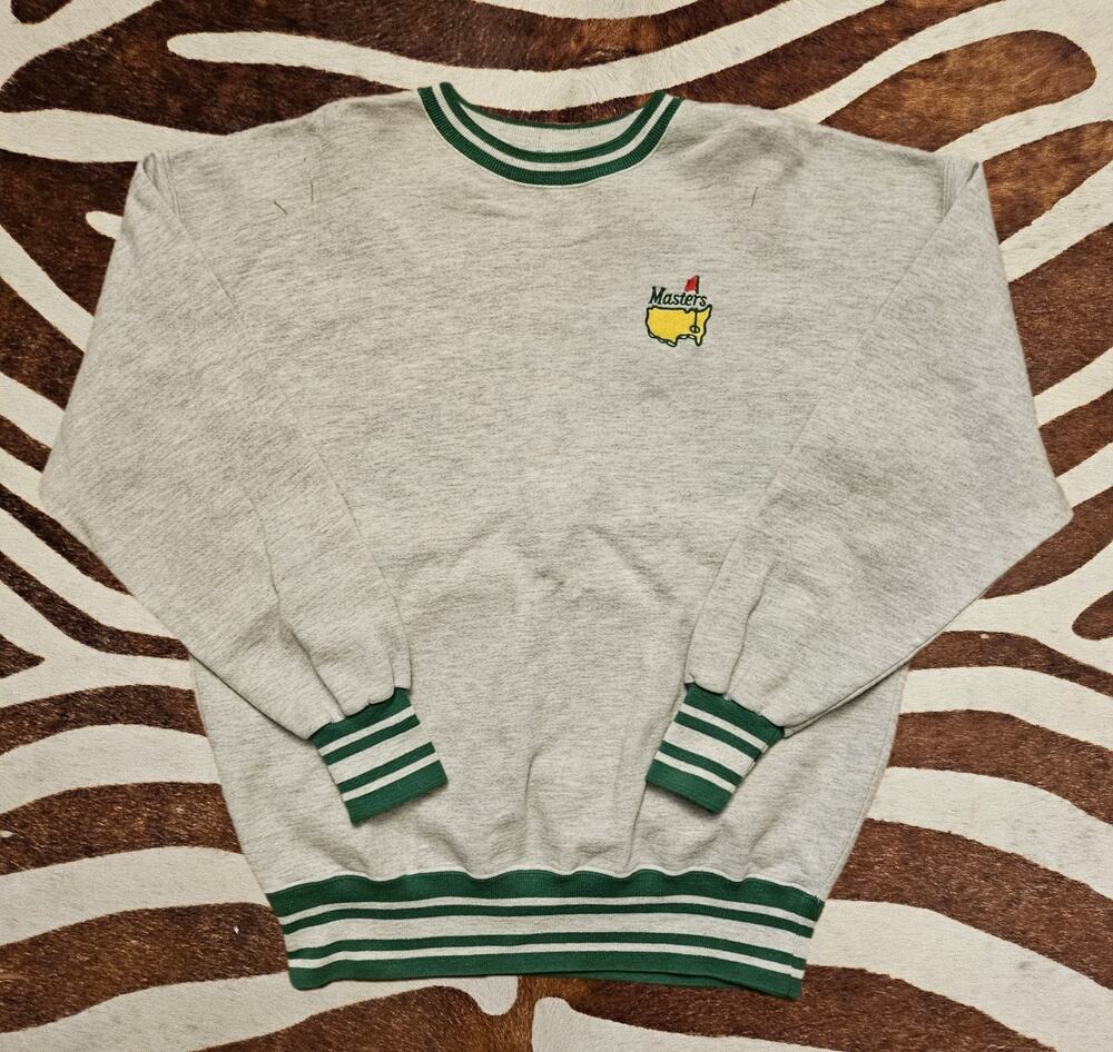 Vintage Masters Golf Sweatshirt Crew Neck Rugged Sweats XL Augusta National A30